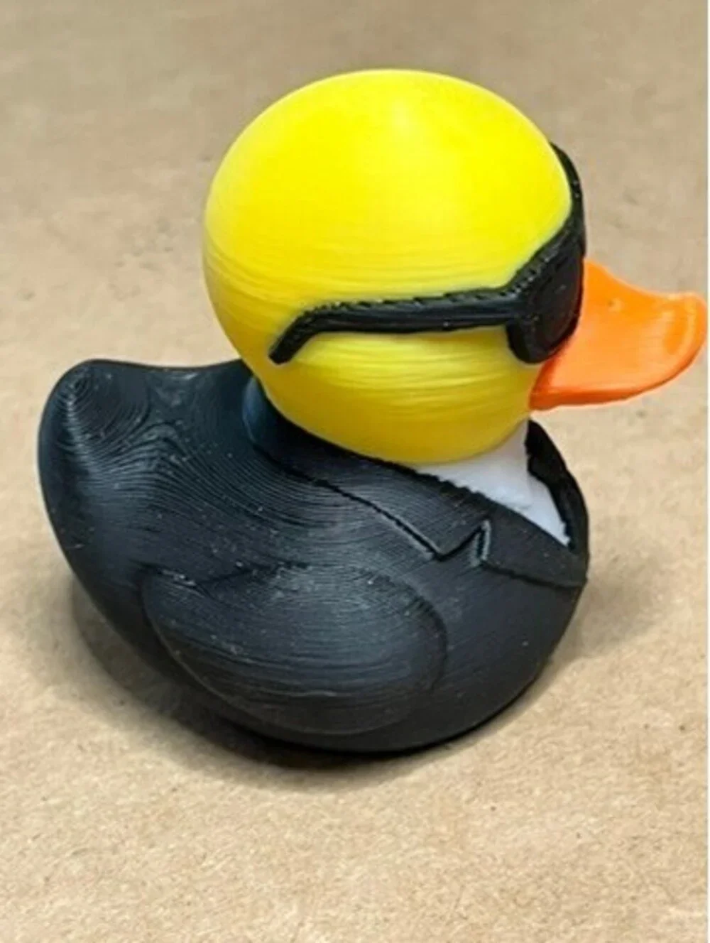 Secret Service Duck - Ready to keep watch over a JEEP or Desk near you!